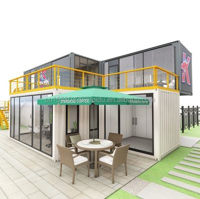 Tubes carrées en acier galvanisé Structure principale pour la conception et la construction de maisons de conteneurs pour hôtels sur mesure