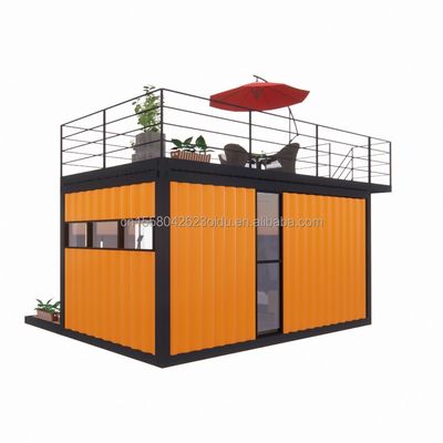 Hôtel 20 pieds Container portable Boutique de vêtements Café préfabriqué Magasin mobile Entrepôt