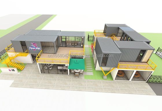 Tubes carrées en acier galvanisé Structure principale pour la conception et la construction de maisons de conteneurs pour hôtels sur mesure