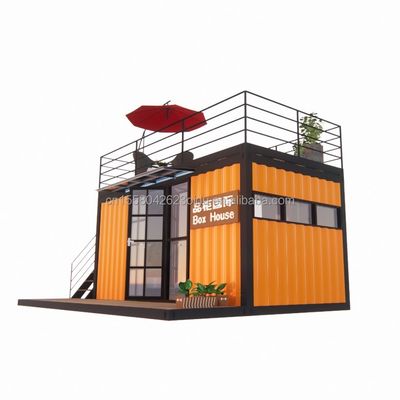 Hôtel 20 pieds Container portable Boutique de vêtements Café préfabriqué Magasin mobile Entrepôt