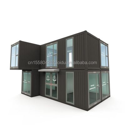 50/75/100mm Panneau sandwich ondulé Murs Conteneur modulaire Bureau préfabriqué pour des espaces de travail modernes et flexibles