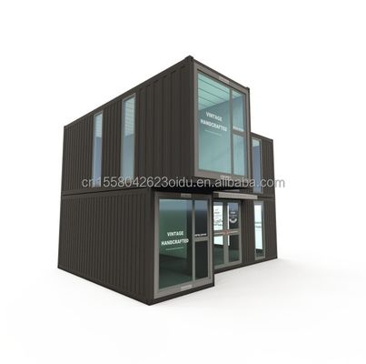 50/75/100mm Panneau sandwich ondulé Murs Conteneur modulaire Bureau préfabriqué pour des espaces de travail modernes et flexibles