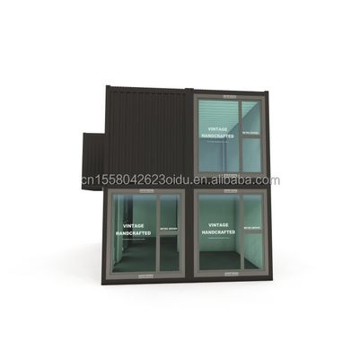 50/75/100mm Panneau sandwich ondulé Murs Conteneur modulaire Bureau préfabriqué pour des espaces de travail modernes et flexibles