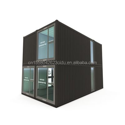 50/75/100mm Panneau sandwich ondulé Murs Conteneur modulaire Bureau préfabriqué pour des espaces de travail modernes et flexibles