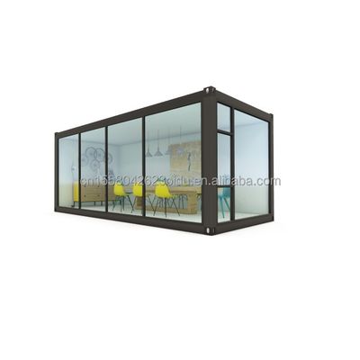 Entrepôt préfabriqué mobile et portable 20ft Container de livraison Bureau avec 50/75/100mm Wave Sandwich Panel Wall