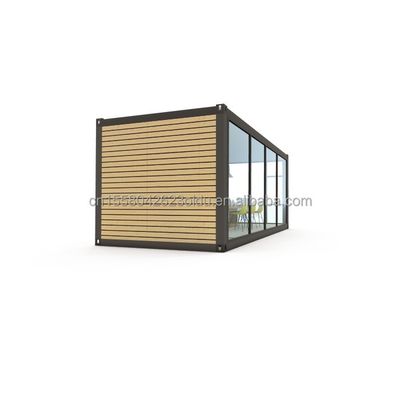 Entrepôt préfabriqué mobile et portable 20ft Container de livraison Bureau avec 50/75/100mm Wave Sandwich Panel Wall