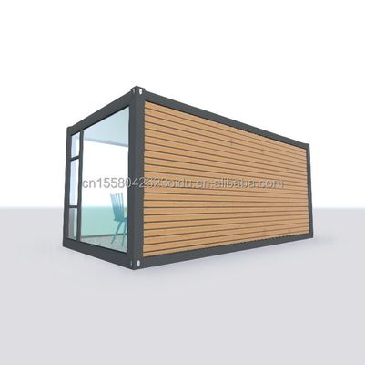 Entrepôt préfabriqué mobile et portable 20ft Container de livraison Bureau avec 50/75/100mm Wave Sandwich Panel Wall