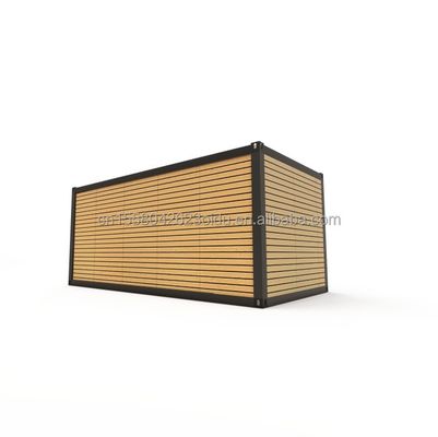 Entrepôt préfabriqué mobile et portable 20ft Container de livraison Bureau avec 50/75/100mm Wave Sandwich Panel Wall