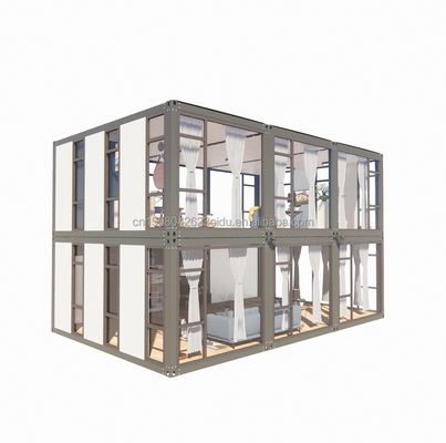 Container de tubes carrés en acier galvanisé La solution ultime pour les magasins de vêtements Cafés bureaux magasins de détail entrepôts mobiles