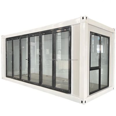 Couleur personnalisée Container de vie de 20 pieds Maison miniature préfabriquée avec tubes carrés en acier galvanisé et conception modulaire