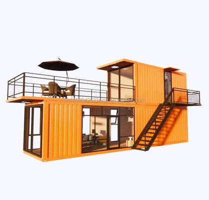 Hôtel préfabriqué Container modulaire en acier maisons Sentinelle Box Container mobile maison 20ft 40ft