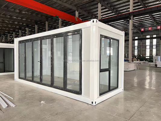 Couleur personnalisée Container de vie de 20 pieds Maison miniature préfabriquée avec tubes carrés en acier galvanisé et conception modulaire