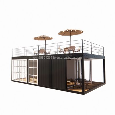 Café de bar à contenant de couleur personnalisé avec style chinois et contenant préfabriqué de 20 pieds
