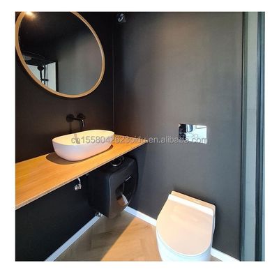 Maison en conteneur robuste de 20 pieds avec panneau sandwich ondulé de 50/75/100 mm