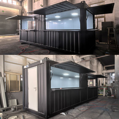 Boutique pop-up Boutique de conteneurs Boutique de design moderne Boutiques préfabriquées Café Restaurant fast-food Magasin de détail Kiosque