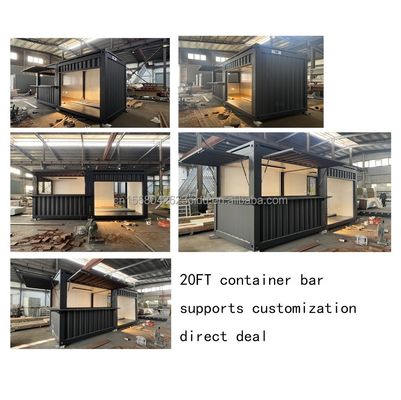 Container mini-pop-up de 20 pieds pour restauration rapide, restaurant, magasin de proximité, kiosque et maison