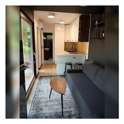 Ensemble complet d'équipements pour la construction de petites maisons 40 pieds conteneurs préfabriqués cabines modulaires conteneurs résidences