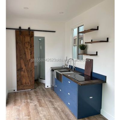 Ensemble complet d'équipements pour la construction de petites maisons 40 pieds conteneurs préfabriqués cabines modulaires conteneurs résidences
