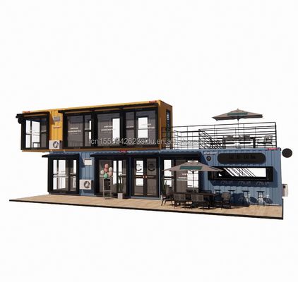 Container de pliage en acier galvanisé Conception Café Bar Maison Boutique mobile Container Restaurant