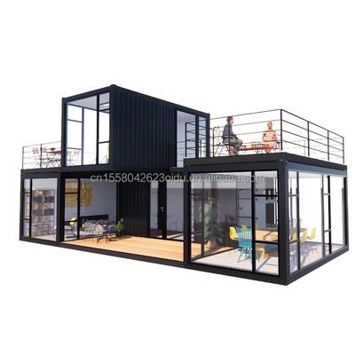 Couleur personnalisée maison modulaire de luxe conteneur en acier résidentiel villa préfabriquée maison préfabriquée maisons pour magasin
