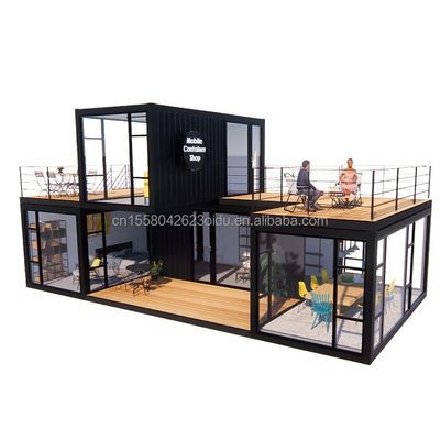 Couleur personnalisée maison modulaire de luxe conteneur en acier résidentiel villa préfabriquée maison préfabriquée maisons pour magasin