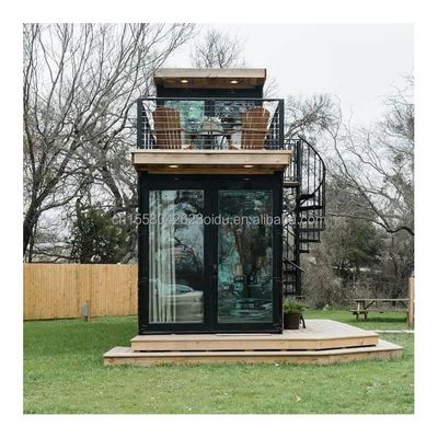 Hôtel 20ft-40ft Container en bois portable maison Durable Container de fret maritime rénovation avec l'hôtel standard