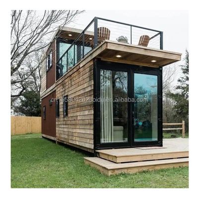 Hôtel 20ft-40ft Container en bois portable maison Durable Container de fret maritime rénovation avec l'hôtel standard