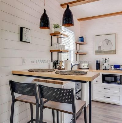 Hôtel 20ft-40ft Container en bois portable maison Durable Container de fret maritime rénovation avec l'hôtel standard