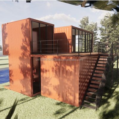 Design moderne 20 pieds Container d'expédition portable Magasin de vêtements Pop-up Magasin de détail Mur 50/75/100mm Panneau sandwich ondulé