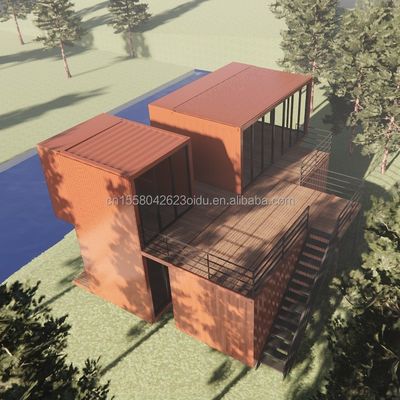 Design moderne 20 pieds Container d'expédition portable Magasin de vêtements Pop-up Magasin de détail Mur 50/75/100mm Panneau sandwich ondulé