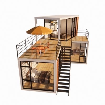 Paroi 50/75/100 mm Panneau sandwich ondulé Maison portable Maison mobile Maison préfabriquée Bâtiment de bureaux pour conteneur de luxe Cuisines d'hôtel
