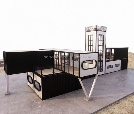 Tubes carrées en acier galvanisé Container magasin de transport Container portable Container de magasin Container 3D Modèle de conception