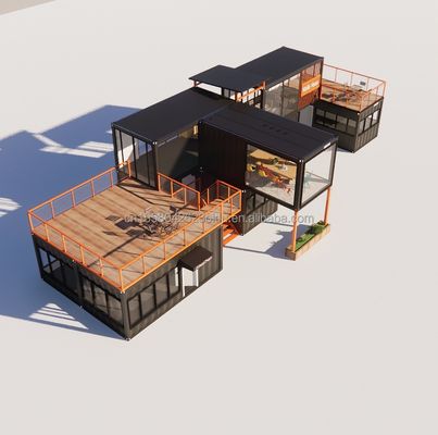 Maison belle et abordable avec murs Multiple combinaisons de 20 pieds maison préfabriquée petites maisons conteneur en couleur personnalisée