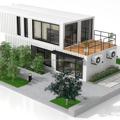 Portoricaine pliable résidentielle de luxe de 40 pieds Container d'expédition maisons modulaires préfabriquées maison préfabriquée pour le marché