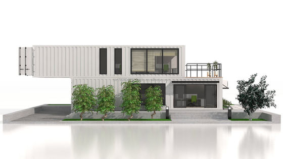 Portoricaine pliable résidentielle de luxe de 40 pieds Container d'expédition maisons modulaires préfabriquées maison préfabriquée pour le marché