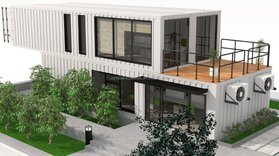 Portoricaine pliable résidentielle de luxe de 40 pieds Container d'expédition maisons modulaires préfabriquées maison préfabriquée pour le marché