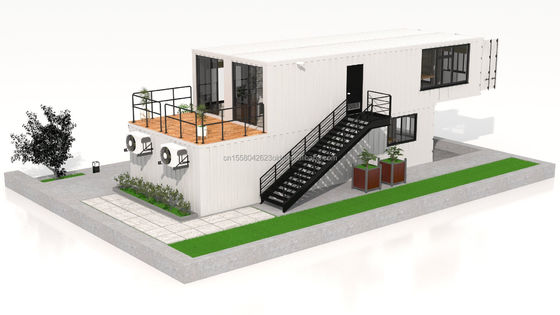 Portoricaine pliable résidentielle de luxe de 40 pieds Container d'expédition maisons modulaires préfabriquées maison préfabriquée pour le marché
