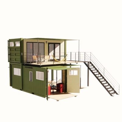 20 pieds ou 40 pieds pliable Porto Rico Vivre de luxe Pack plat Container d'expédition Casas modulaires préfabriqués Pre Fab maison