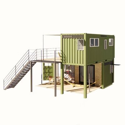 20 pieds ou 40 pieds pliable Porto Rico Vivre de luxe Pack plat Container d'expédition Casas modulaires préfabriqués Pre Fab maison