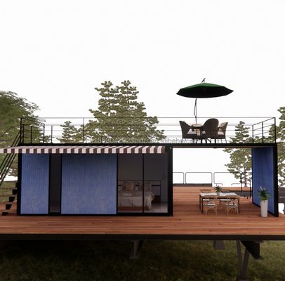 Boutique Maison modulaire préfabriquée moderne et facile à assembler avec panneaux de sandwich ondulé de 50/75/100 mm