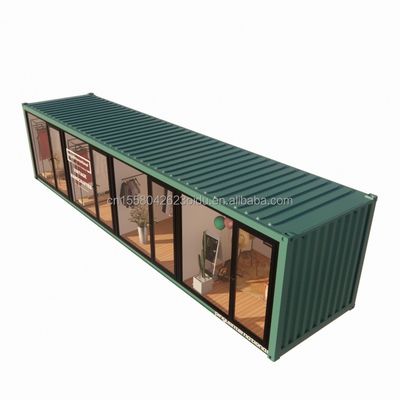 Casque en acier galvanisé en acier pliant 180g style de design chinois EU 40ft maisons préfabriquées pour vêtements modernes magasin magasin
