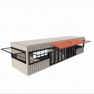 20ft 40ft Portable Kiosque Modifié Prefab Modulaire Café Container Bar Transformant votre expérience de salle de bains