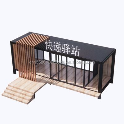 50/75/100 mm Panneau sandwich ondulé Maison de conteneurs muraux Villa mobile préfabriquée pour un design moderne