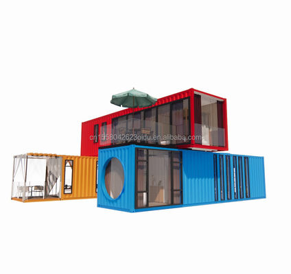 20 pieds 40 pieds cadre en acier galvanisé en acier pliant 180g maison modulaire moderne conteneur de luxe maison préfabriquée pour hôtel