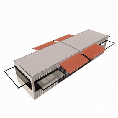 20ft 40ft Portable Kiosque Modifié Prefab Modulaire Café Container Bar Transformant votre expérience de salle de bains