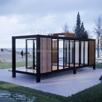 50/75/100 mm Panneau sandwich ondulé Maison de conteneurs muraux Villa mobile préfabriquée pour un design moderne