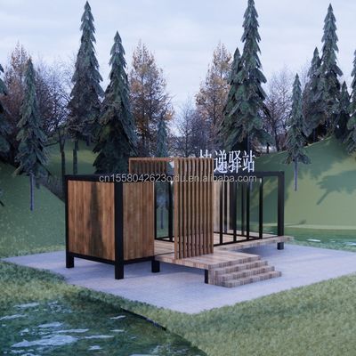 50/75/100 mm Panneau sandwich ondulé Maison de conteneurs muraux Villa mobile préfabriquée pour un design moderne