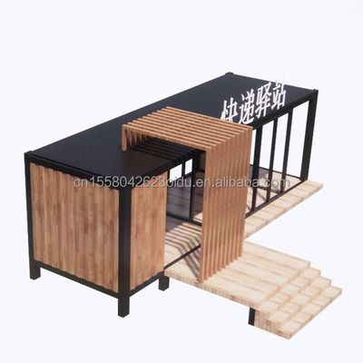 50/75/100 mm Panneau sandwich ondulé Maison de conteneurs muraux Villa mobile préfabriquée pour un design moderne