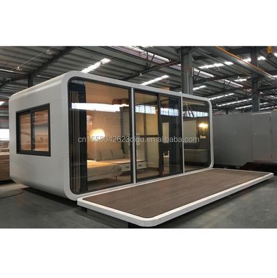 L'alliage d'aluminium fenêtres 20ft40ft 2 chambres à coucher Container porte en verre Container de vie préfabriqué Maison de maison Studio pour studio