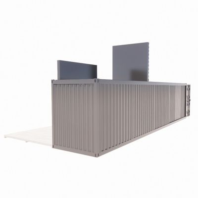 Paroi 50/75/100 mm Panneau sandwich ondulé Maison portable Maison mobile Maison préfabriquée Contenant d'expédition Barre Alliage d'aluminium Fenêtres